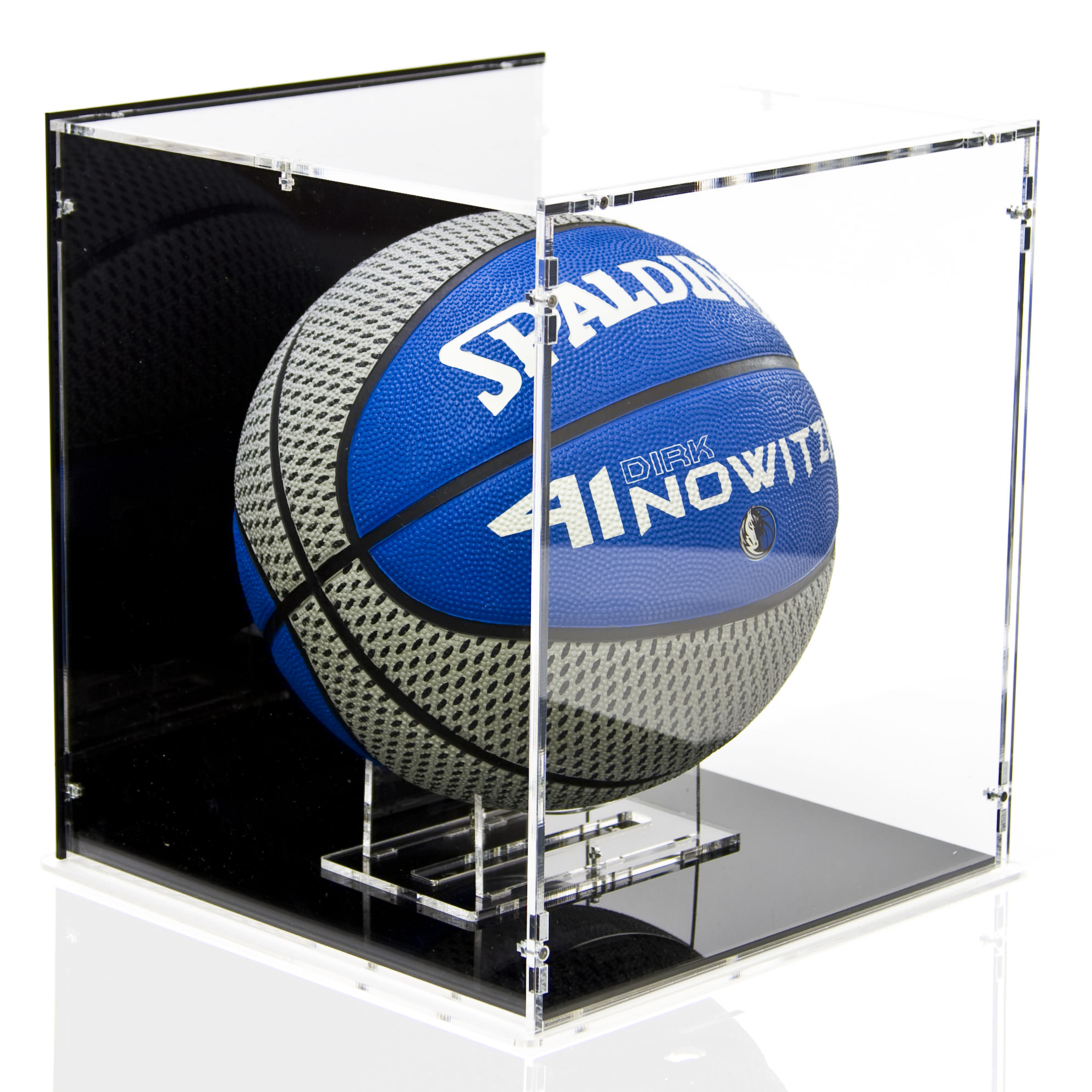 Black Base and Black Back-Panel SORA Basketball Case with Ball-Stand