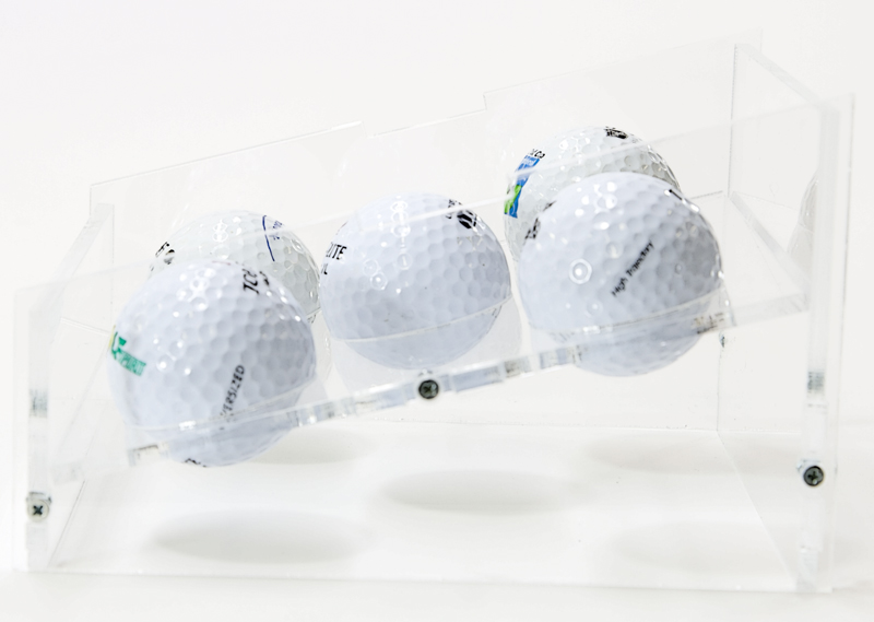 Table Top 5 Golf-Ball Display Case, Golf, Sports, Display Cases for  Collectables