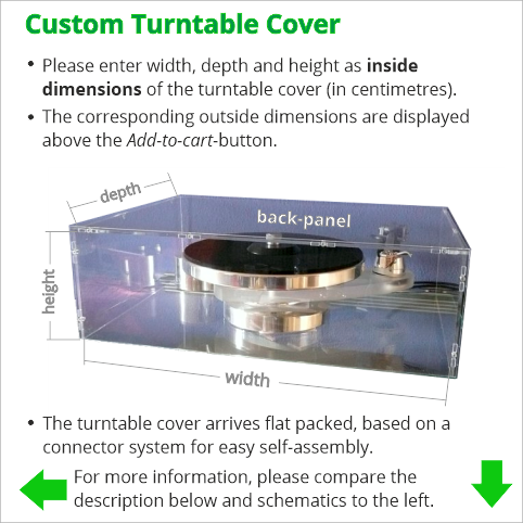 custom turntable cover