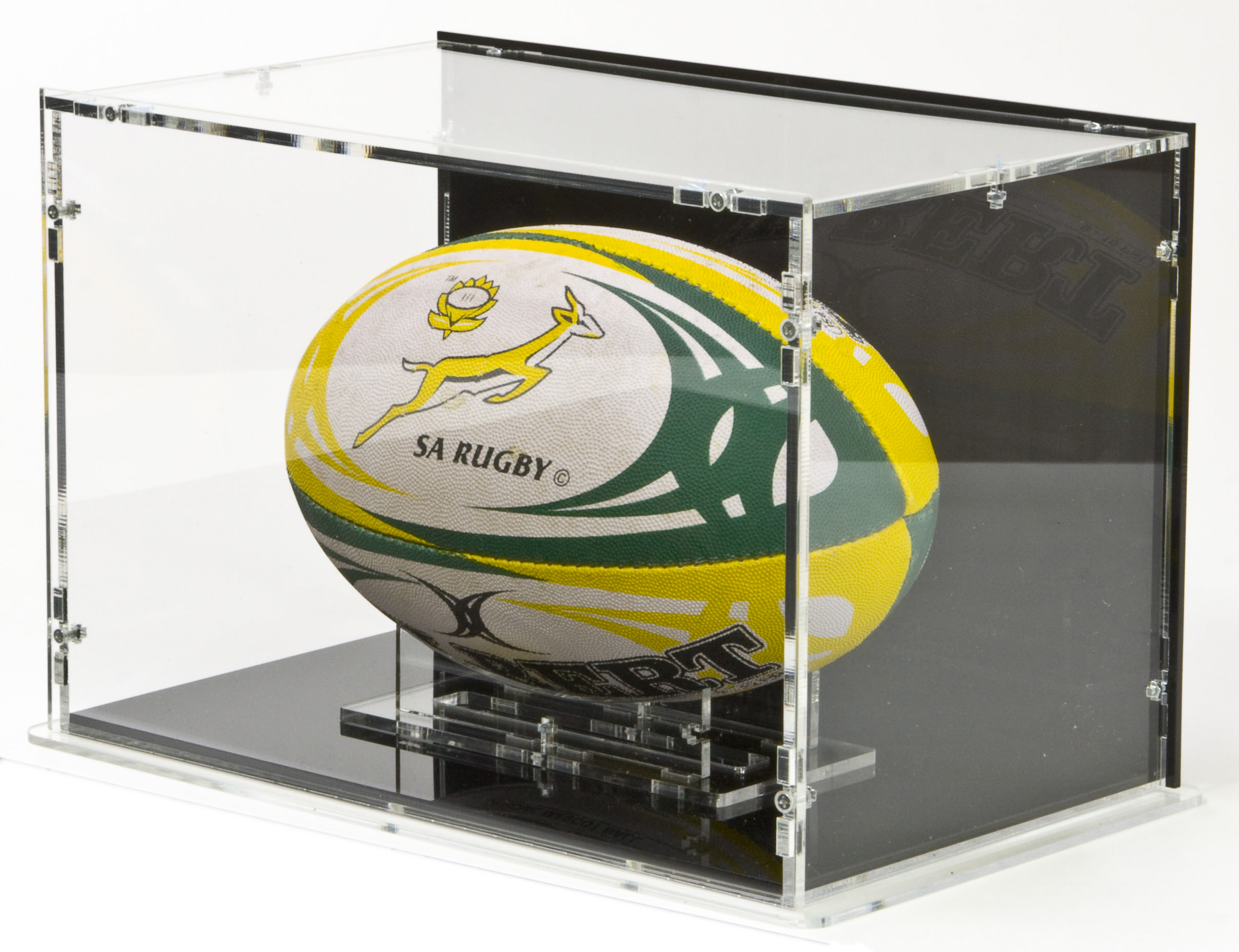 SORA Rugby Ball Case for Size 3 with Black Base and Black Back-Panel small 