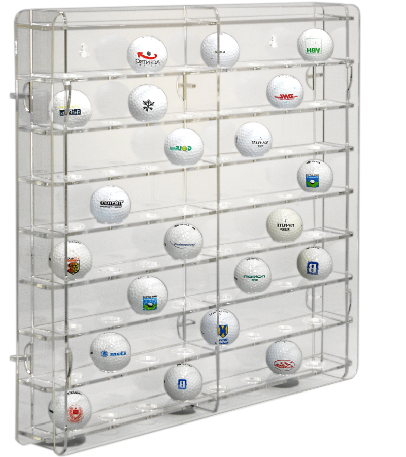 Golf-Ball Display Cabinet