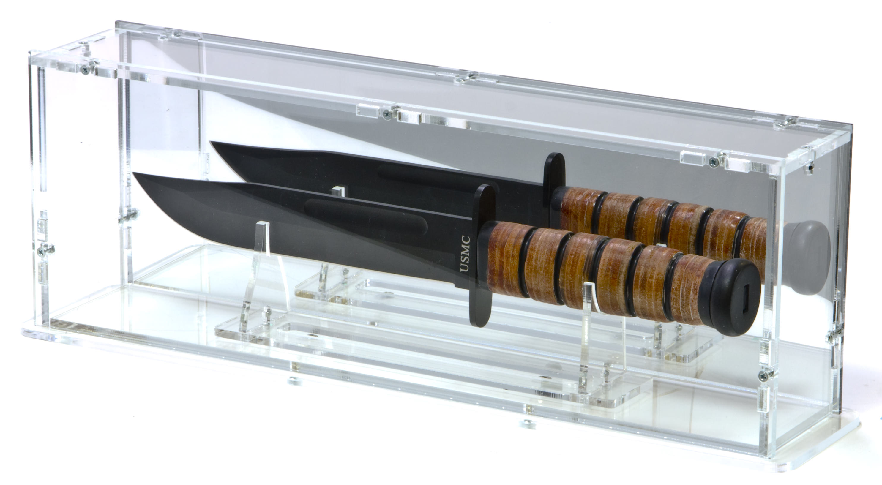 Knife Display Case with Mirrored Back-Panel | Knives | Display Cases ...