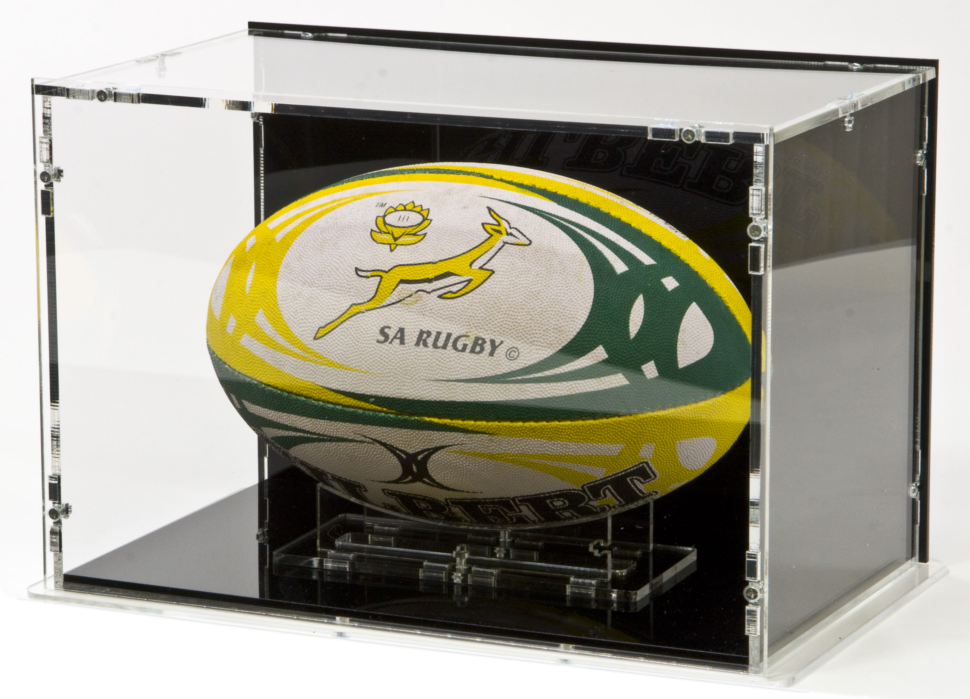 SORA Rugby Ball Case for Size 3 with Black Base and Black Back-Panel small 