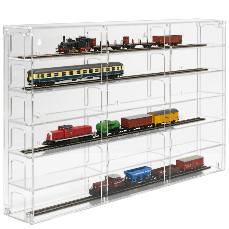 Modular Display Cabinet For Model, Model Railroad Train Display Shelves